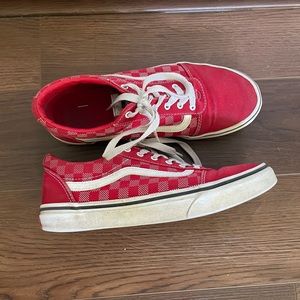 Red Vans Sz6